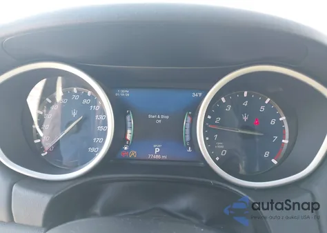 2019 Maserati Ghibli z USA, uszkodzony, nr VIN ZAM57XSAXK1320810